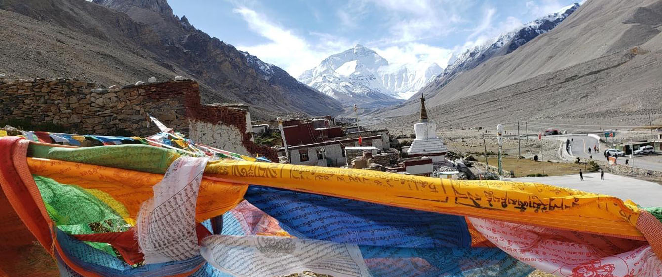 Mt. Everest across Rongbuk